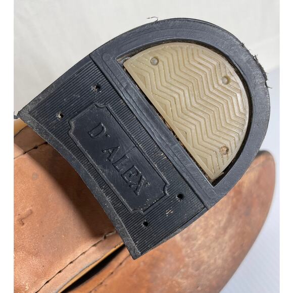 D'ALEX Leather Chelsea Boot Size 7 Western Cowboy Casual Pull On Fall - Picture 9 of 14